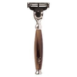 Buffalo Horn Nickel Razor by Muehle
