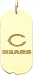 21mVxqbqoKL. SL75  14 Karat White Gold High Polish Rectanglar Dog Tag