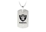 Stainless Steel Oakland Raiders Logo Dog Tag Pendant with chain - 45.50MM X 26.00MM