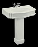 Pedestal Sinks Bone Vitreous China, Chesterton Bone Sink w/logo