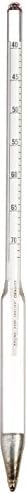 Chase Instruments 31502 Dual Scale Baume Heavy Specific Gravity Hydrometer, 1.400-2.000 Graduation Range, 40 to 72 Range, 0.010mm Interval, 152mm Length