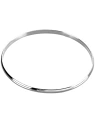 Sterling Silver Bangle Bracelet - 4mm 04.00 Mm Brc380