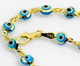Celebrity Gold Lucky Bracelet