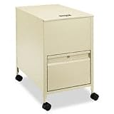 Vertiflex 26in. Deep Mobile File With Drawer, Putty