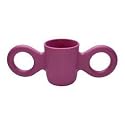 Dombo double handle toddle drinking Training Cup - Purple (looks Hot Pink)
