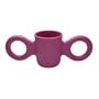Dombo double handle toddle drinking Training Cup - Purple (looks Hot Pink)