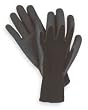 Condor 2RA18 Glove, Palm Coat, Latex, Black/Black, L, Pr