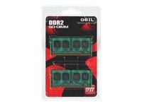 G.E.I.L. PC2-6400 Arbeitsspeicher 4GB (800 MHz, 200-polig) DDR2-RAM Kit