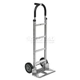 Aluminum Hand Truck Pin Handle Mold-On Rubber Wheels
