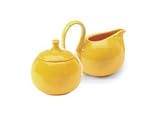 Livestrong by Chantal Jasmine Sugar and Creamer Set, Glossy Golden Yellow
