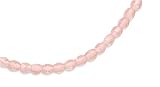 13 + 2 Extension Pink Czech Glass Bead Children's Necklace