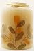AUROSHIKHA CANDLES & INCENSE Flower Candle Orange Blossom Pillar 1 UNIT