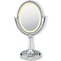 Conair BE71 Oval Mirror, Chrome with Porceline