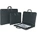 Florence Art Portfolio Master, Zippered Portfolio Case with Inside Name Card Holder, 20" x 26" x 3", Color: Black.