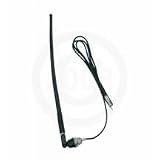JENSEN TOP/SIDE MOUNT RUBBER-MAST ANTENNA WITH CABLE - UTILITY VEHICLE / ATV - NEW