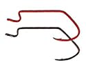 Matzuo Model 143 Sickle X-Wide Gap Worm Hook Color: Black Chrome; Size: 3/0
