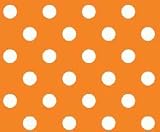 Fitted Pack N Play (Graco Square Playard) Sheet - Primary Polka Dots OrangeWoven - Made In USA