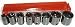 9 Pcs 3/8 Dr. Shallow Impact Socket Set