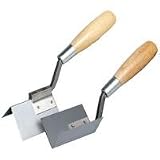 Trowels: Bon Tool 13-302-B0 Stainless Corner Trowel, Inside / 90 Degrees, Size: 2" x 2"