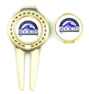 Buy Colorado Rockies Hat Clip Marker & Divot Tool by Waggle Pro Shop