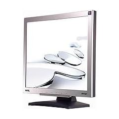 Benq FP71G+ 43,2 cm (17 Zoll) TFT Monitor silber/schwarz (Kontrast 500:1, 8 Ms Reaktionszeit)