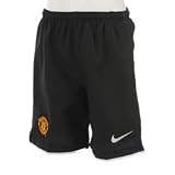 Nike Manchester United Home Junior Shorts Black/White/White 7-8 (SB)