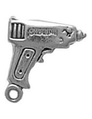Sterling Silver 3D Side Facing Tool Drill Tool Charm