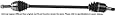 Cardone Select 66-3336 New CV Axle (Drive Axle)