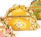 Piearth ピアース ジュエリーボックス クリスタル 宝石箱 フラワー NO48 イエロー 48-1 YL
