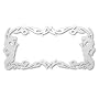 Cruiser Dragon License Plate Frame- Stainless Steel