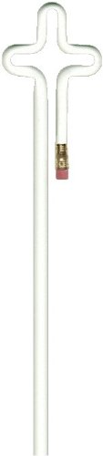 Christian Cross Bent Pencils. 6 Assorted. BCross