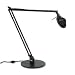 LEDU CORP. Concentrolite Halogen Desk Lamp, Tiered Shade, Weighted Base, 34