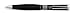Franklin Covey Norwich, Ballpoint Pen, Raven Black and Chrome with Rubberized Grip, by Cross  (FC0062IM-1)