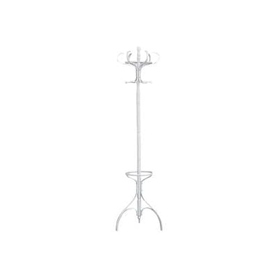 New white french shabby chic coat floor hat stand