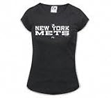 New York Mets Junior's Black Stack T-Shirt