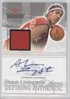 2004-05 Fleer Throwbacks Defining Authentic Jerseys Autographs Silver #SL - Shaun Livingston/50