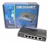 Switch, Gigabit on Copper, 10/100/1000, 5-Port, Autosensing, Desktop, Connectgear*