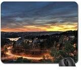 Amazing City View at Dusk Mouse Pad, Mousepad (Sunsets Mouse Pad)