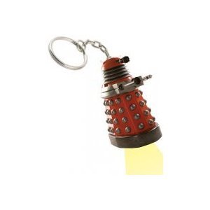 Doctor Who Toys:Doctor Who Red Dalek Mini Torch LED Keychain Images