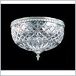 Crystorama Lighting Group 117-12-CH Polished Chrome Richmond Two Light 24 Percent Lead Crystal Flush