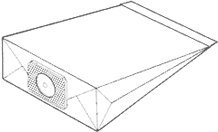 Pack Of 10 Paper Vacuum Cleaner Bags To Fit The Numatic Basil Nb200 And Nvb200 Picture