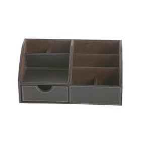 Osco Desk Organiser Large Faux Leather