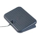  : Freestanding Heated Foot Rest or Panel, 3-7/8'x18-1/4'x13', Black MCG10604
