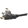 HQ HDMI-Kabel mit Schwenkbaren Anschl�ssen 1,5 m