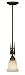 Vaxcel USA PD55505BBZ Yosemite 1 Light Rustic Mini Pendant Lighting Fixture in Bronze, Glass