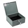Buddy Products Heavy Duty Strong Box with Tray, Steel, 8.5 x 4.625 x 10 Inches, Gray (0525-1)