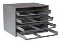 Durham 307-95 4-Drawer Storage Rack for Small Metal Boxes