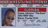 Duane Johnson The Rock Fake Drivers License