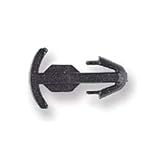 Push Lock Fastener, 8MM, Plastic, 24 Pack