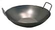 16 Inch Carbon Steel Wok w/ 2 Steel Handles (Flat Bottom) USA Made